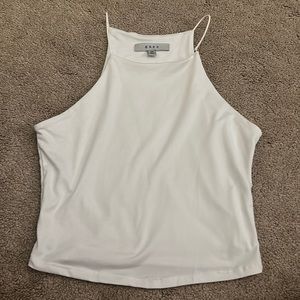 White tank top, size XS, worn once